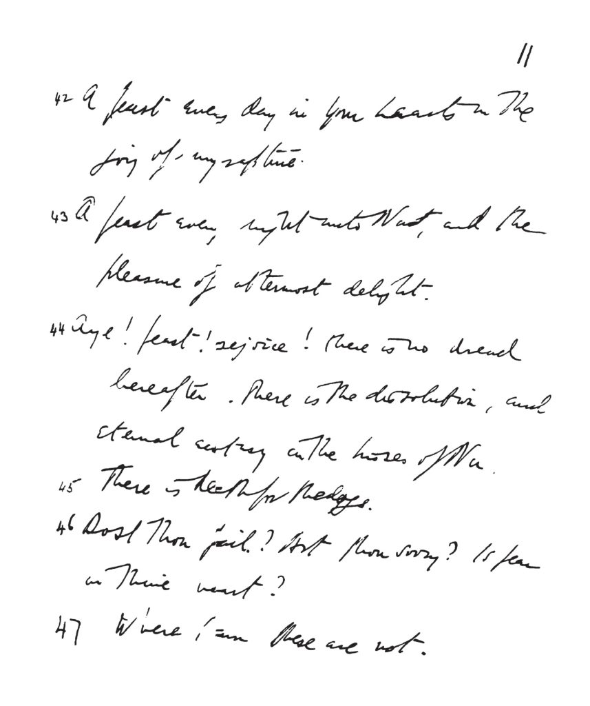 Liber XXXI Book Of The Law Manuscript Aleister Crowley Part 2 Hadit