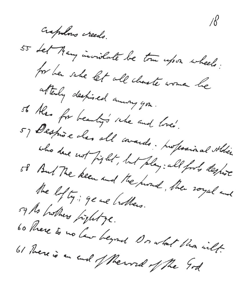 Liber XXXI Book Of The Law Manuscript Aleister Crowley Part 3 Ra Hoor Khuit