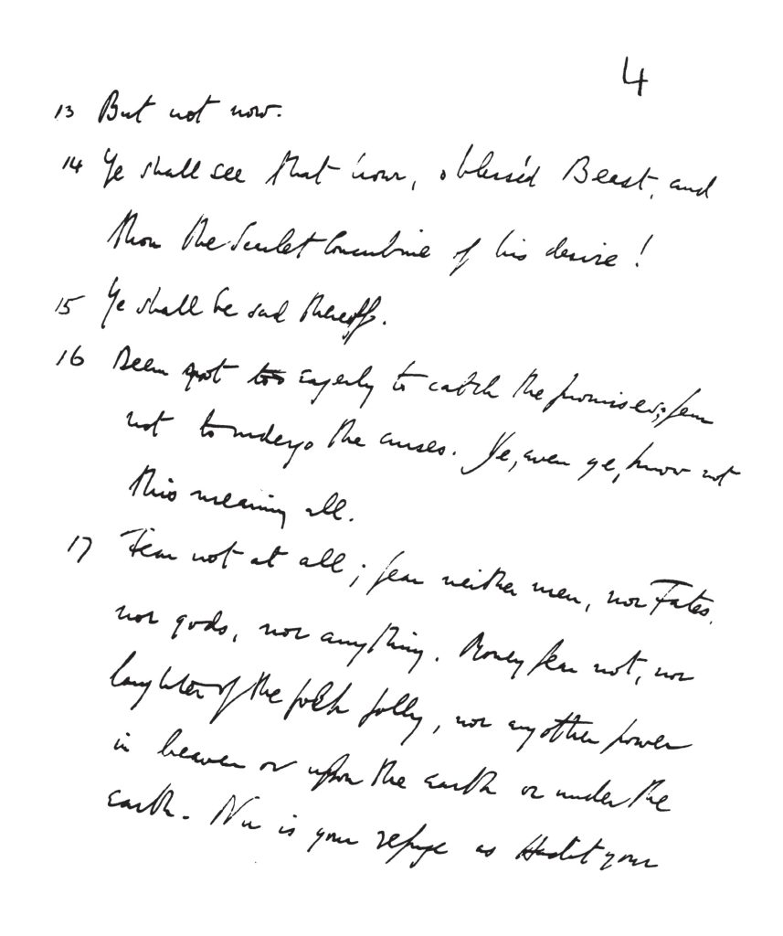 Liber XXXI Book Of The Law Manuscript Aleister Crowley Part 3 Ra Hoor Khuit