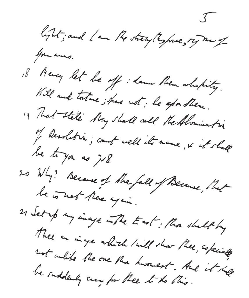 Liber XXXI Book Of The Law Manuscript Aleister Crowley Part 3 Ra Hoor Khuit