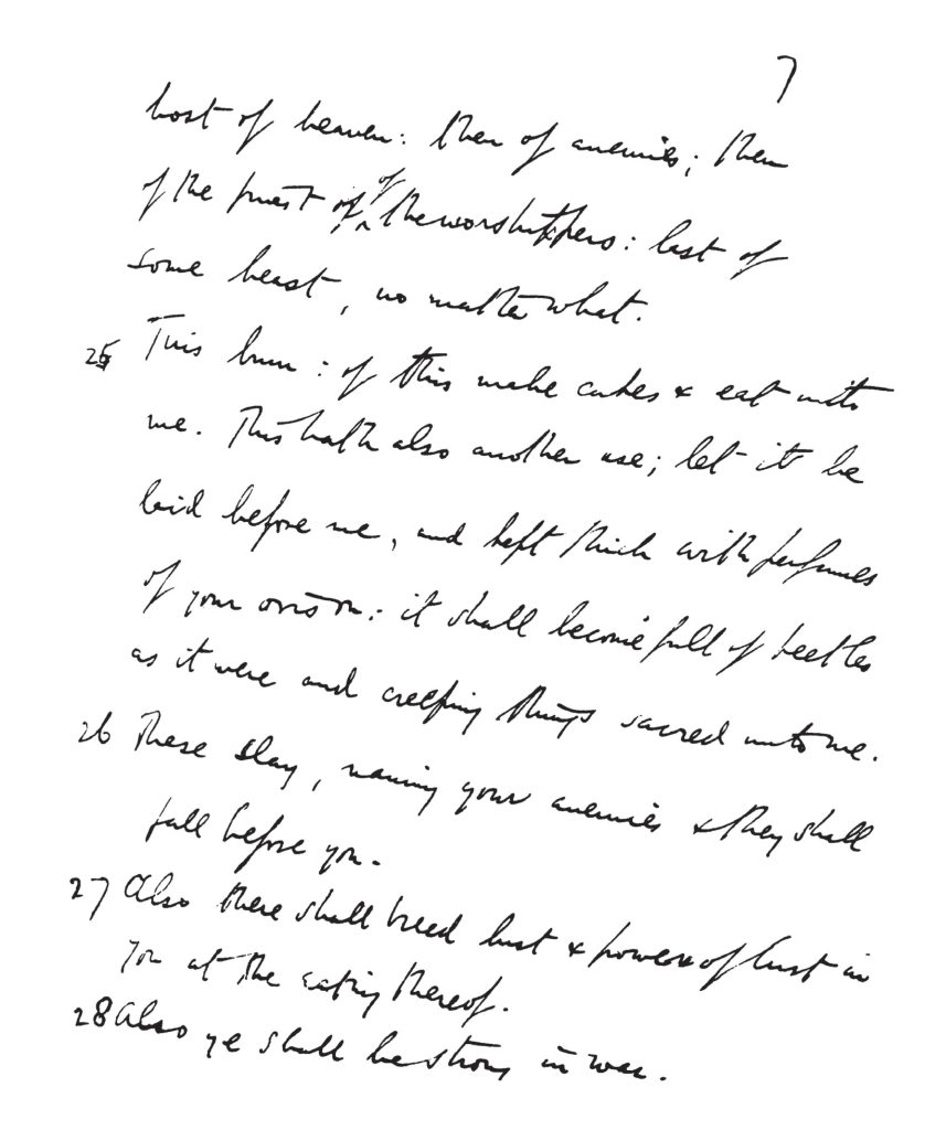 Liber XXXI Book Of The Law Manuscript Aleister Crowley Part 3 Ra Hoor Khuit