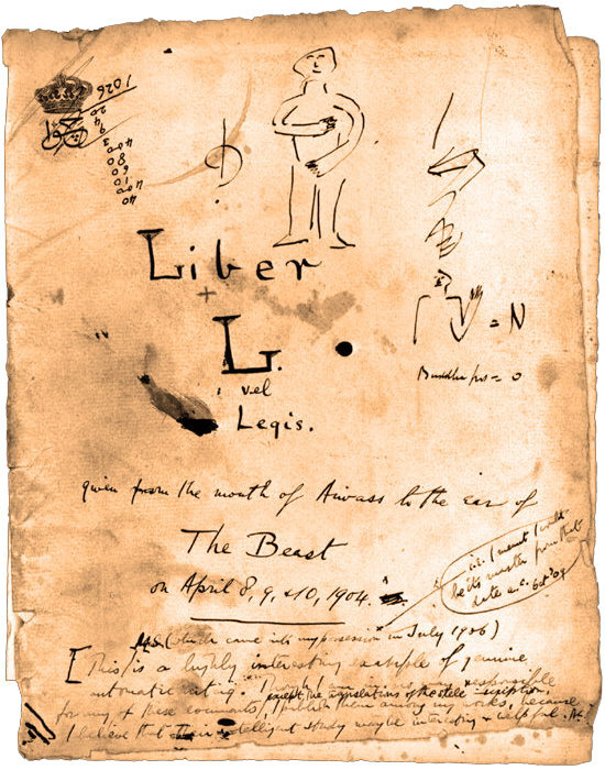 liber al cover book of the law